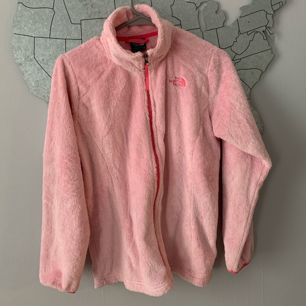 Pink North Face Fleece